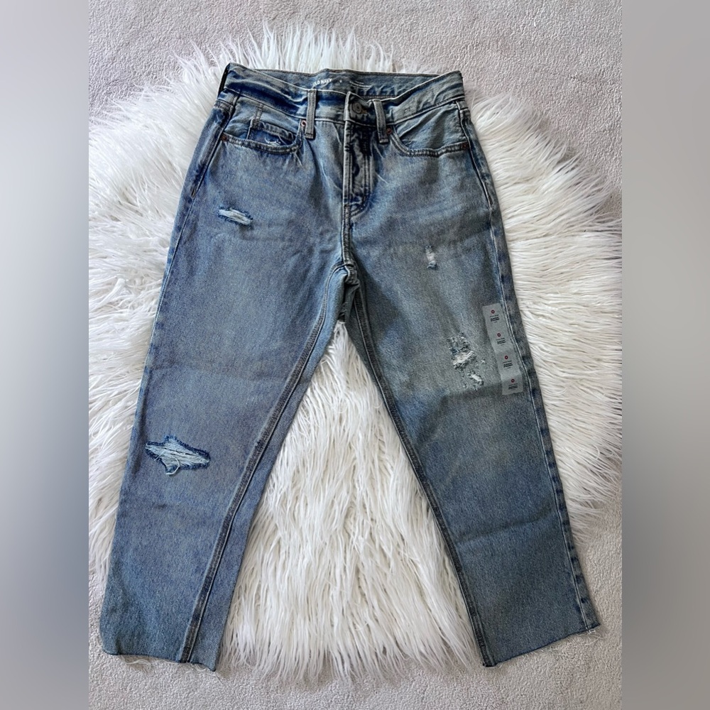 Women’s size 0 Old Navy High Rise Slouch Straight Jean